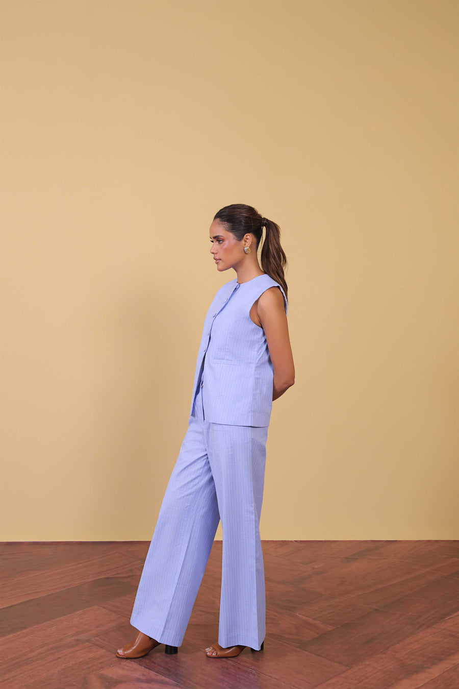 Soft Pinstripe Pants