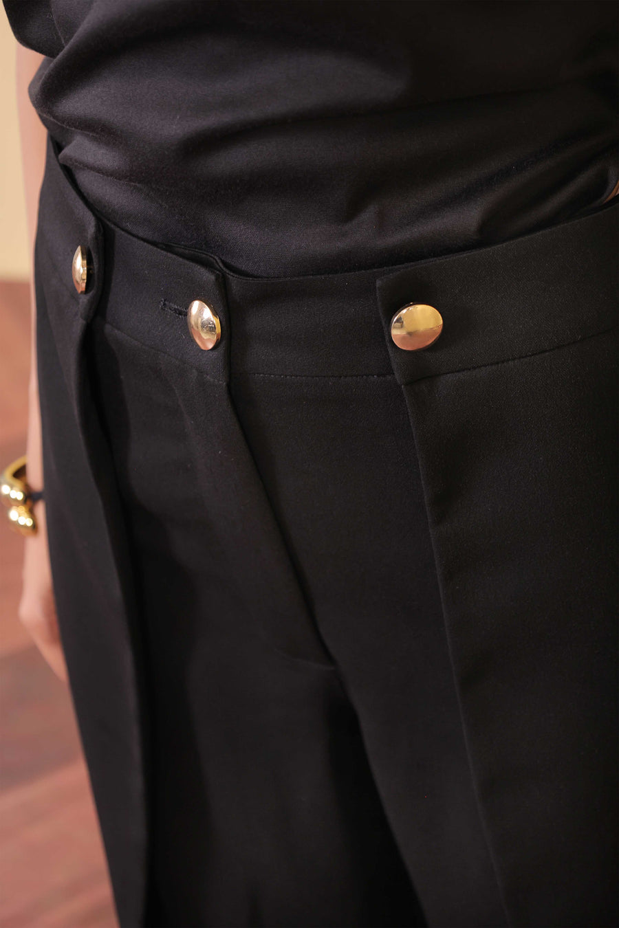 Black Flow Trousers