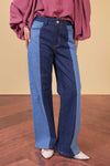 Split Panel Jeans