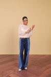 Split Panel Jeans