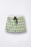 Green Checkered Shorts