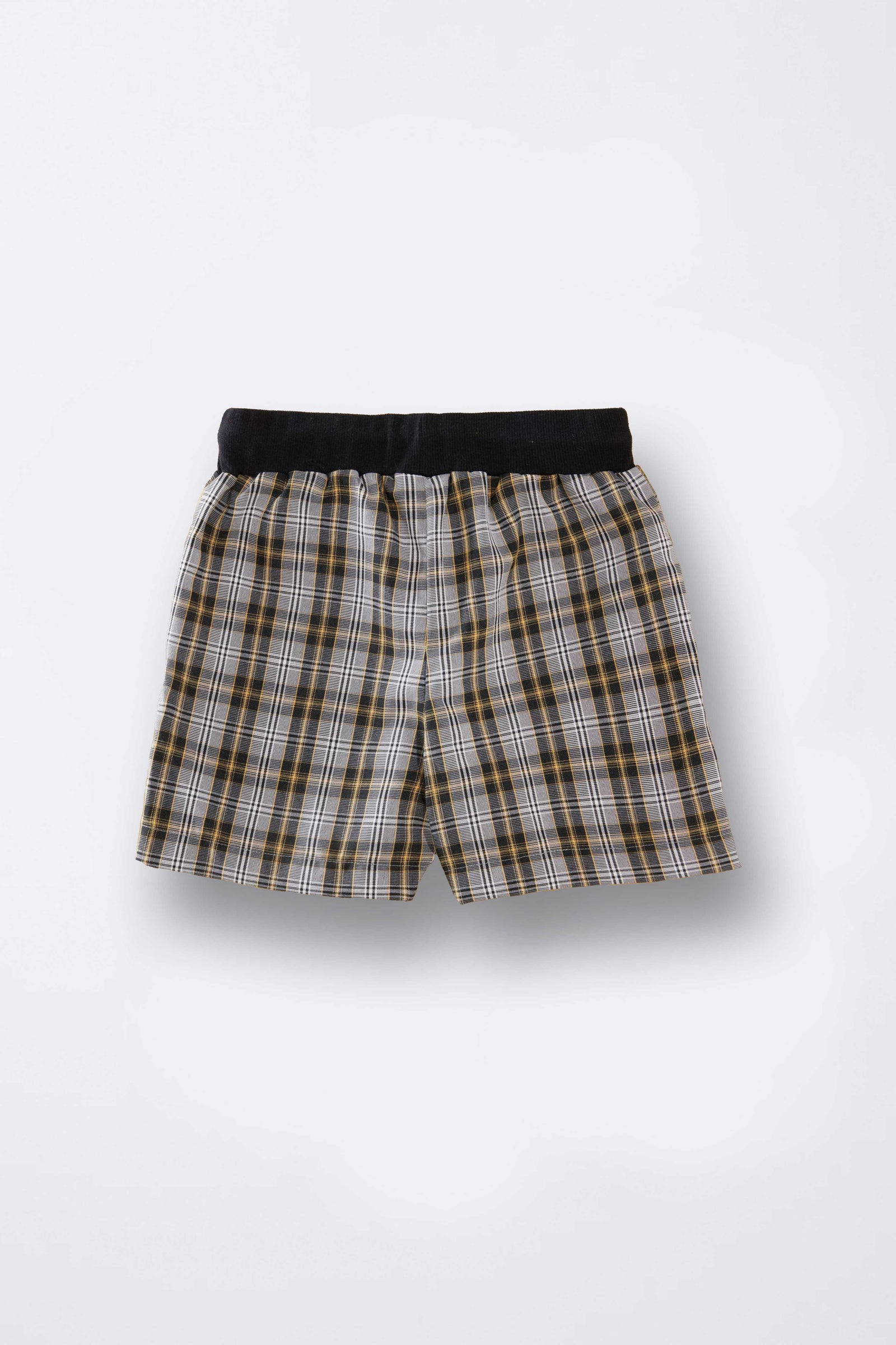 Grey Checkered Shorts