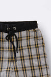 Grey Checkered Shorts