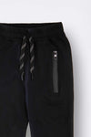 Black Zip Joggers