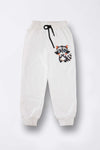 White Animal Jogger