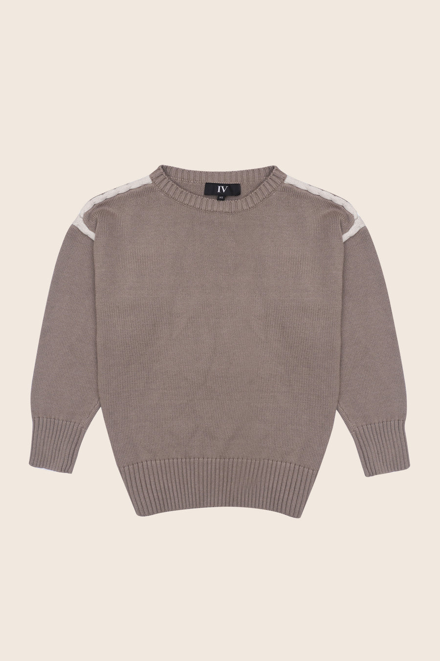 Taupe Knit Sweater