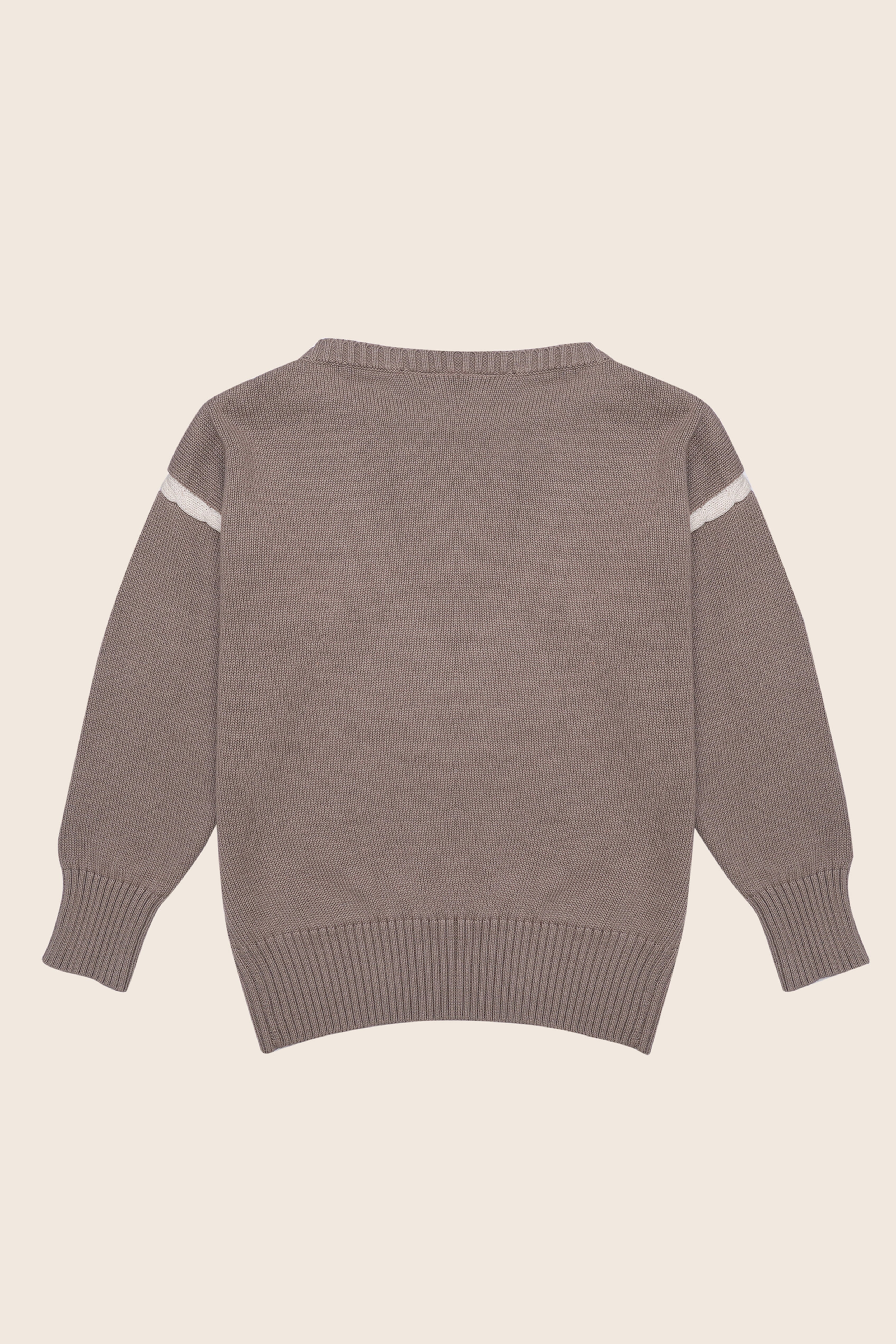 Taupe Knit Sweater