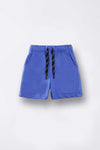 Blue Knit Shorts