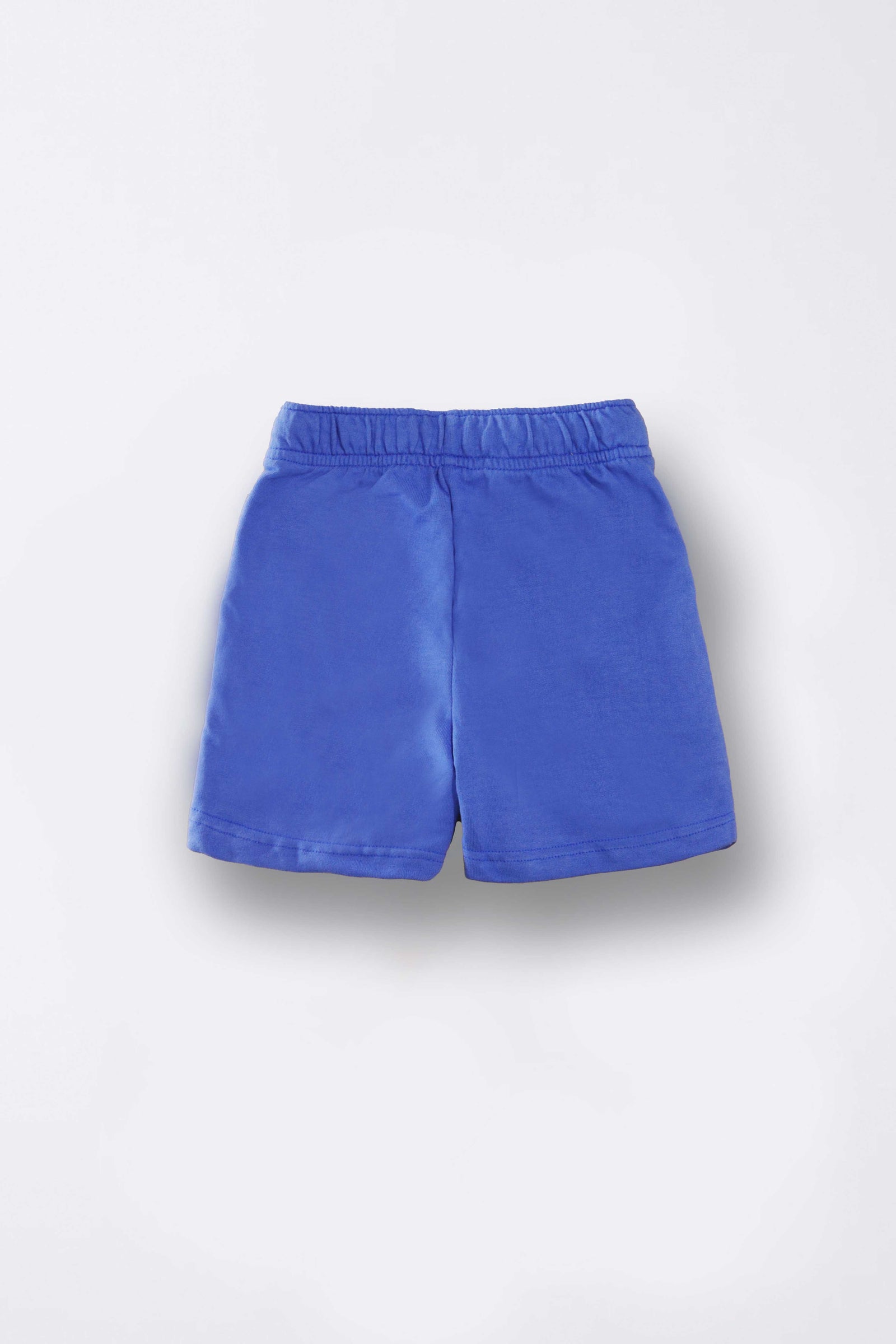 Blue Knit Shorts