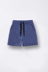 Dark Blue Knit Shorts
