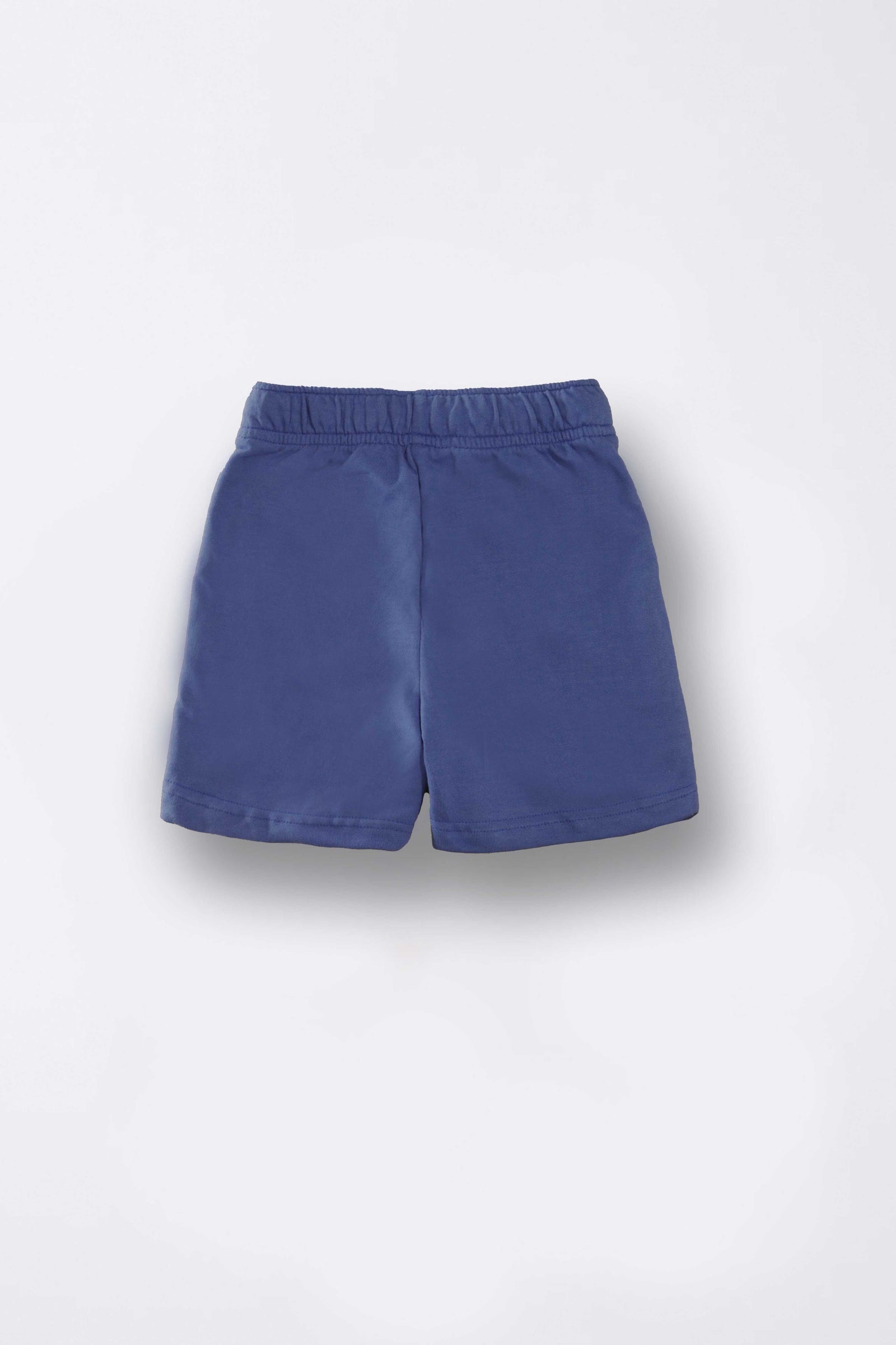 Dark Blue Knit Shorts