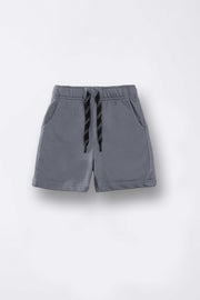 Grey Knit Shorts