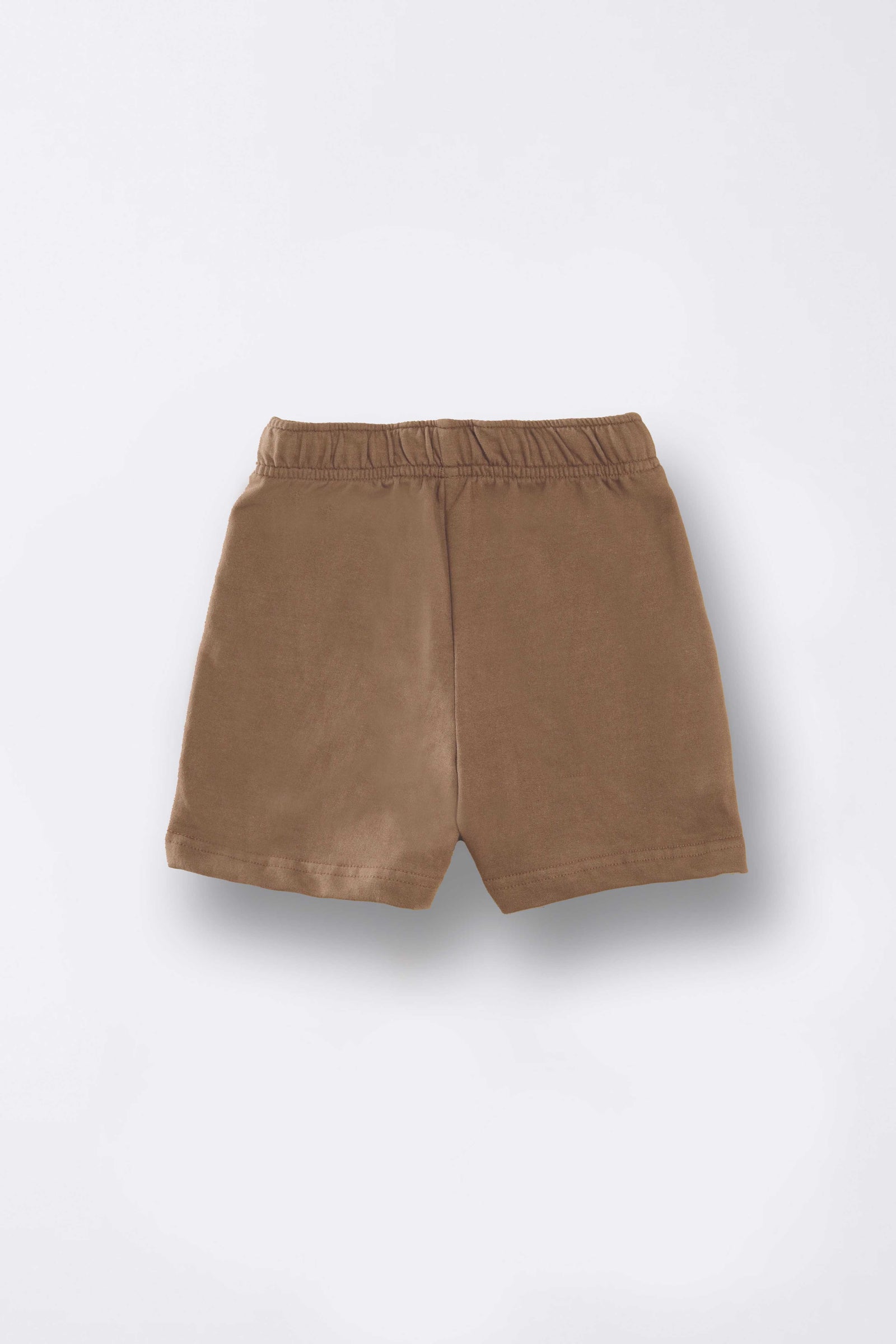 Brown Knit Shorts