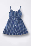 Sleeveless Polka Dot Dress