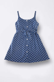 Sleeveless Polka Dot Dress