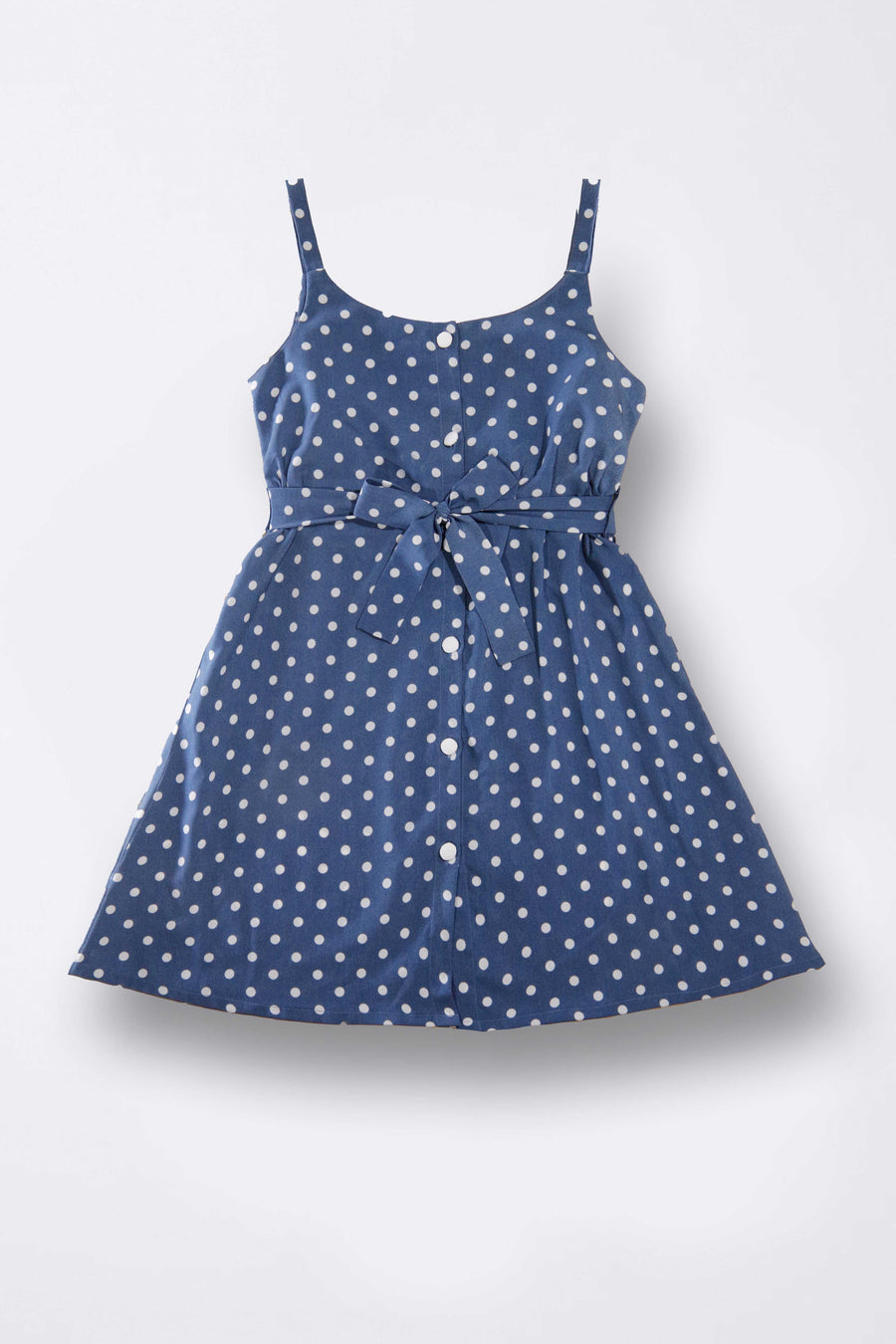 Sleeveless Polka Dot Dress