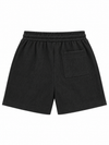 Black Resort Shirt & Shorts Set