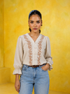 Bloom Embroidered Top