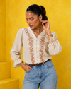 Bloom Embroidered Top
