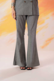 Grey Flared Trouser