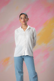 White Buttoned Blouse