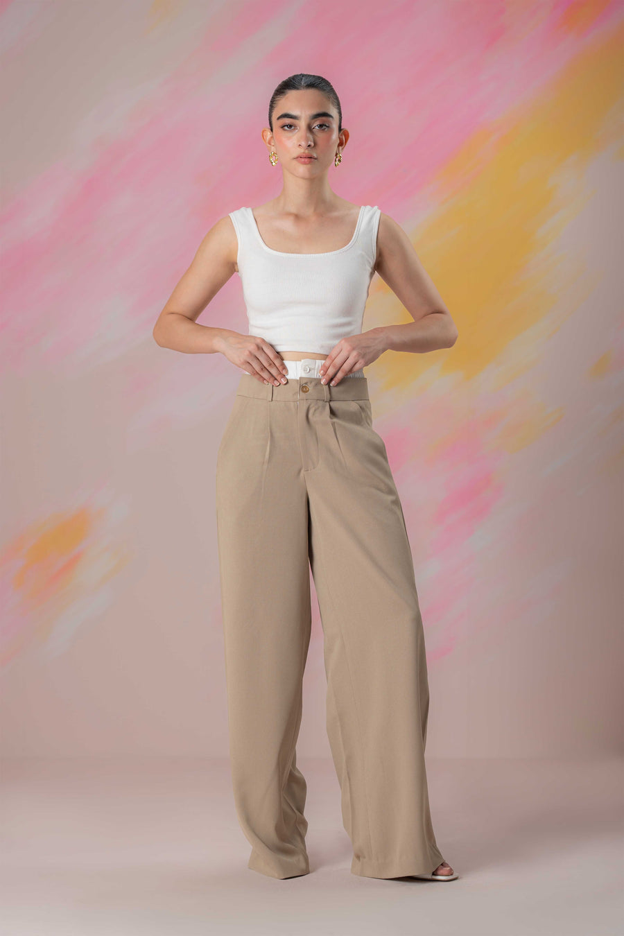 Waist Detail Trouser