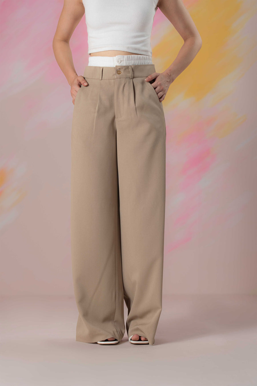 Waist Detail Trouser