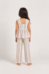 Pastel Stripe Peplum Set