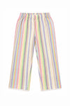 Pastel Stripe Peplum Set