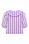 Pastel Stripe Peplum Set