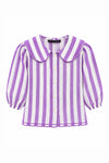 Pastel Stripe Peplum Set