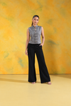 Slate Mandarin Waistcoat