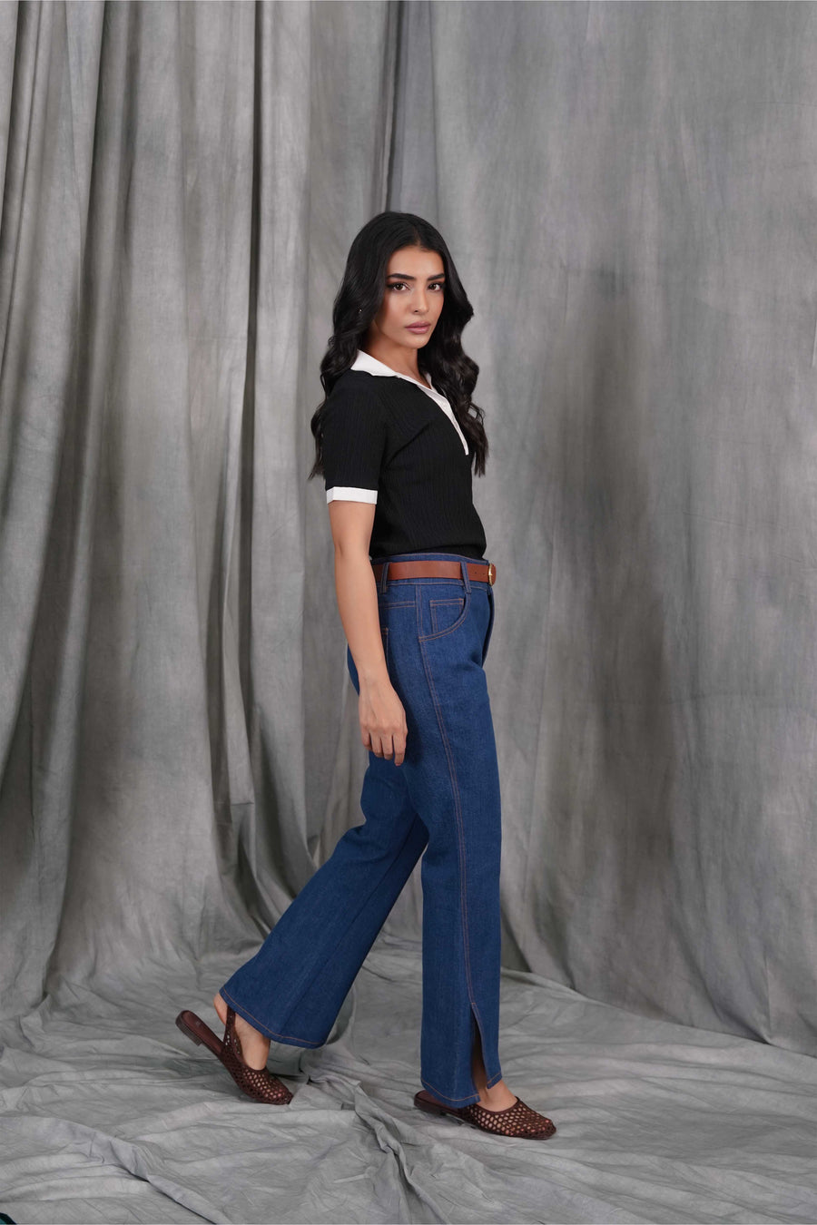 Side Slit Jeans