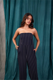 Striped Jumpsuit